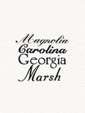 À la carte font