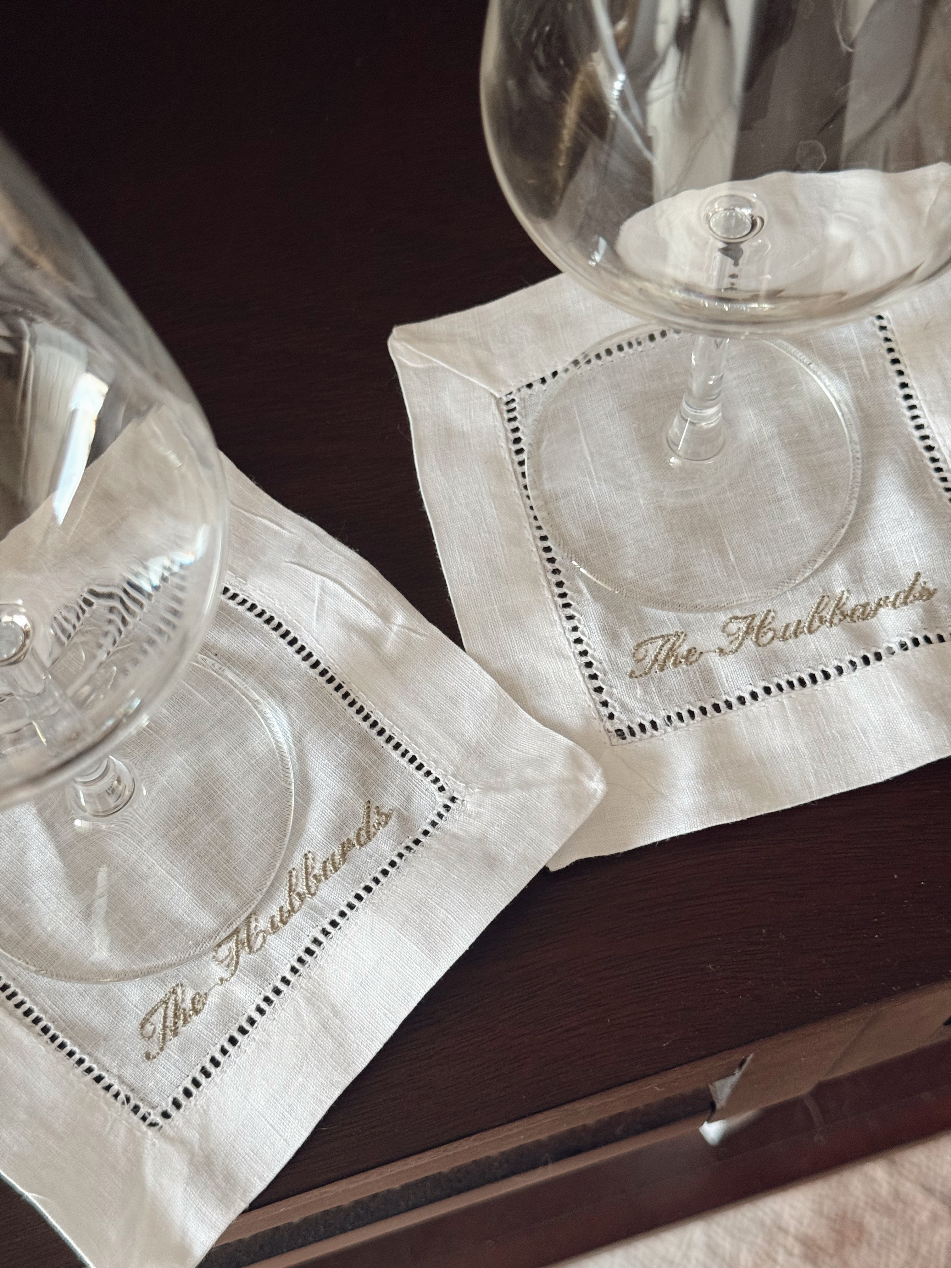 Magnolia hour cocktail napkin