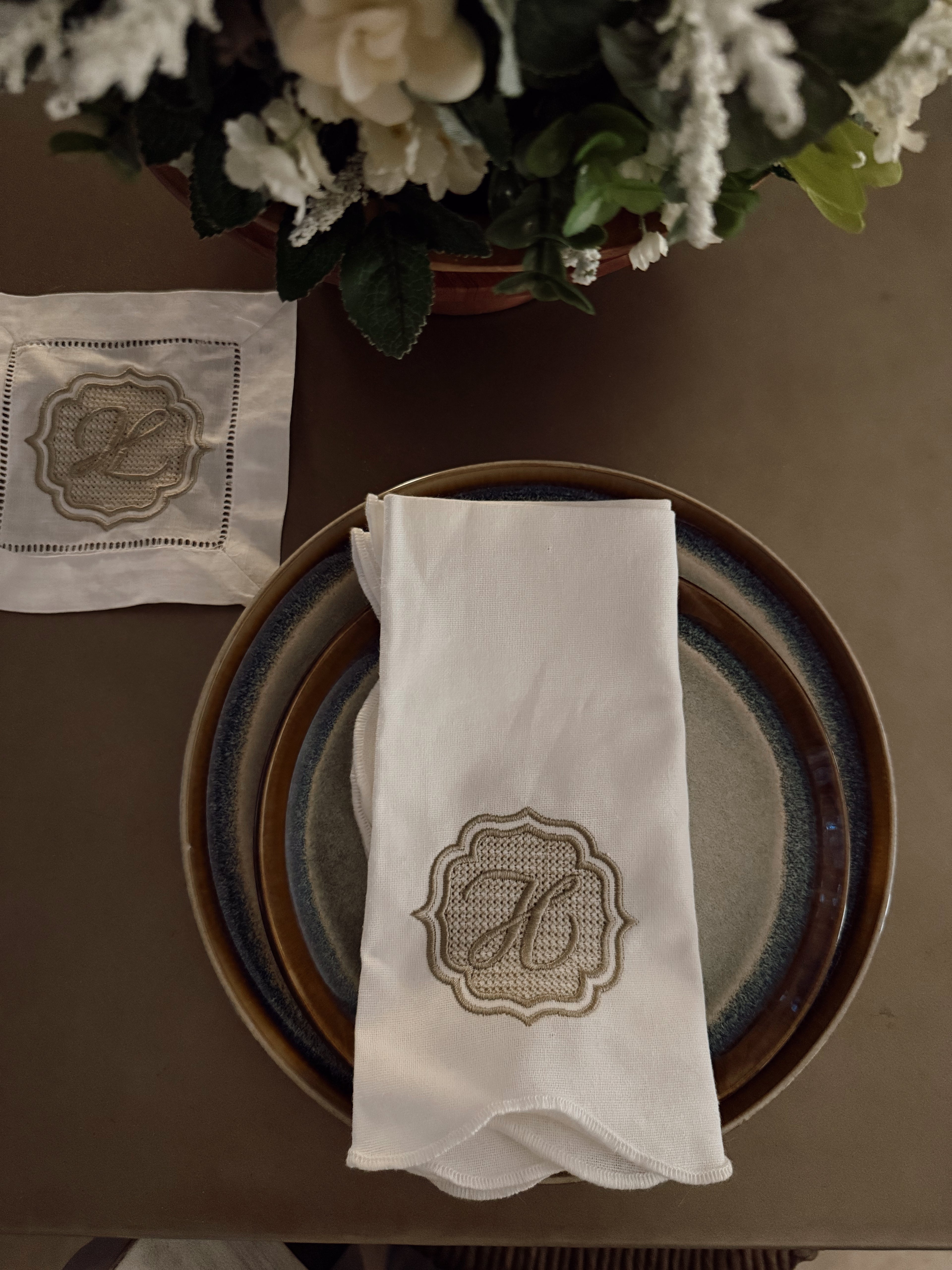 Magnolia hour cocktail napkin